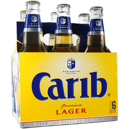 CARIB LAGER 6PK 12OZ BOTTLES - Wine barrel Plus