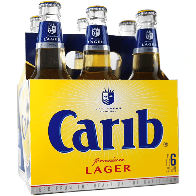 CARIB LAGER 6PK 12OZ BOTTLES - Wine barrel Plus