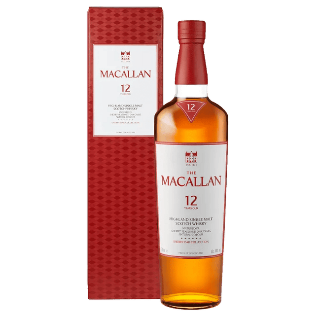 MACALLAN - 12 YR SHERRY CASK 86 Proof 750 ml - Wine barrel Plus