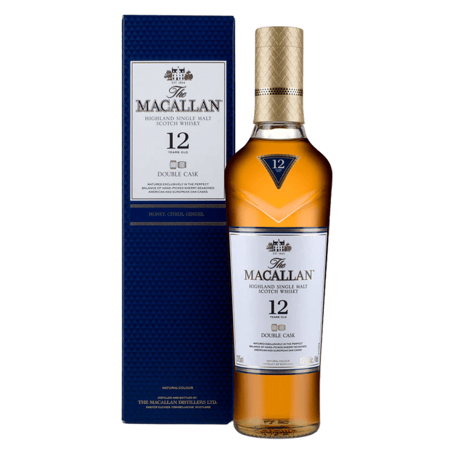 MACALLAN - 12 YR DOUBLE CASK 86 Proof 375 ml - Wine barrel Plus