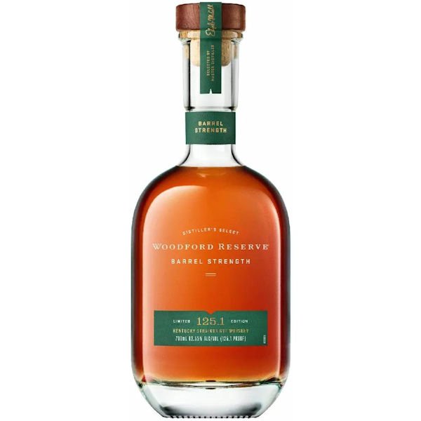 WOODFORD RESERVE BARREL STRENGTH RYE WHISKEY 700ML 125.1 PROOF - Wine barrel Plus