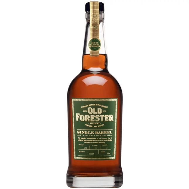 OLD FORESTER SINGLE BARREL RYE 131.2 Proof 750 ml - Wine barrel Plus