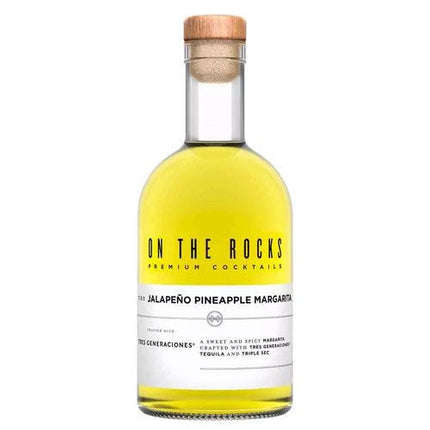 ON THE ROCKS JALAPENO PINEAPPLE MARGARITA 750ML 40 PROOF - Wine barrel Plus