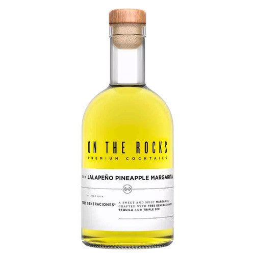 ON THE ROCKS JALAPENO PINEAPPLE MARGARITA 750ML 40 PROOF - Wine barrel Plus
