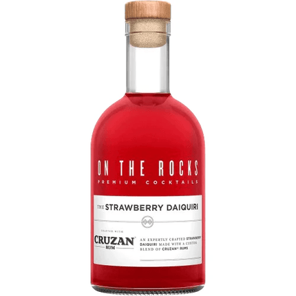 ON THE ROCKS STRAWBERRY 40 PROOF 375ML - Wine barrel Plus