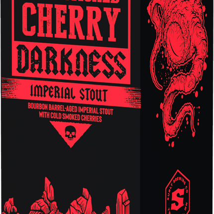 SURELY COLD SMOKED CHERRY DARKNESS IMPERIAL STOUT 1PK - Wine barrel Plus