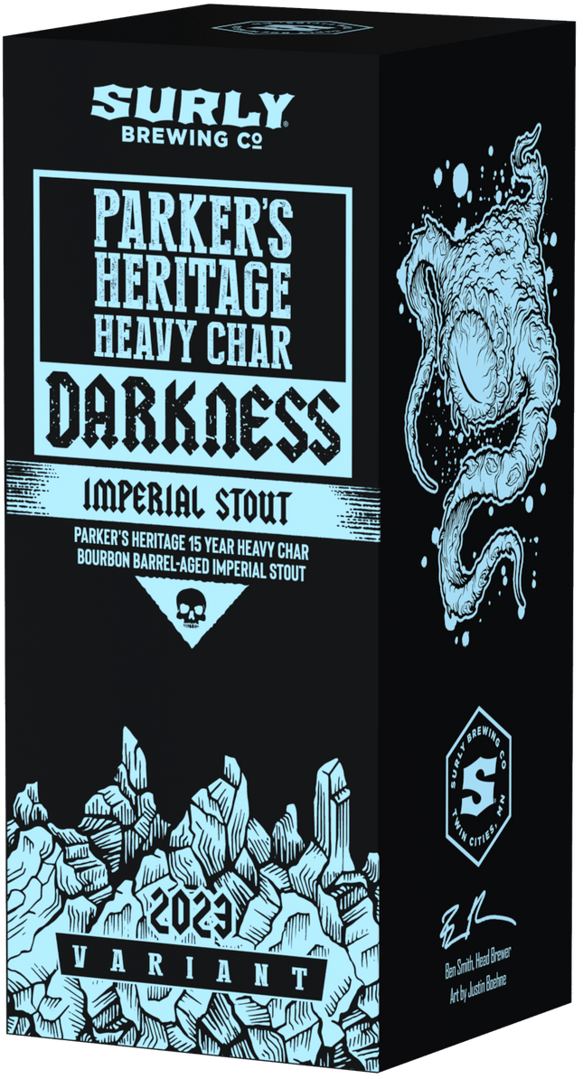 SURLY PARKER'S HERITAGE HEAVY CHAR DARKNESS IMPERIAL STOUT 1PK - Wine barrel Plus
