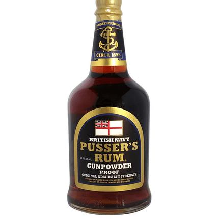 PUSSER'S GUNPOWDER PROOF RUM 109 Proof 750 ml - Wine barrel Plus