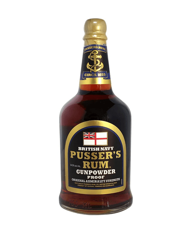 PUSSER'S GUNPOWDER PROOF RUM 109 Proof 750 ml - Wine barrel Plus