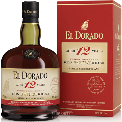 EL DORADO - 12 YR 80 Proof 750 ml - Wine barrel Plus