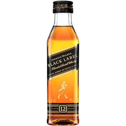 JOHNNIE WALKER BLACK LABEL 80 Proof 50 ml - Wine barrel Plus