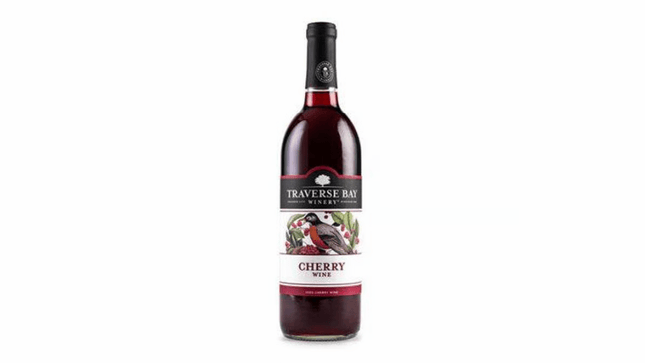 TRAVERSE BAY WINERY CHERRY WINE 750 ml - Wine barrel Plus