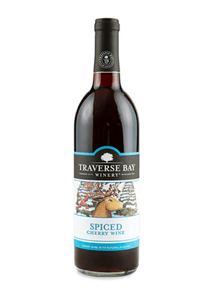 TRAVERSE BAY WINERY SPICED CHERRY WINE 750 ML - Wine barrel Plus