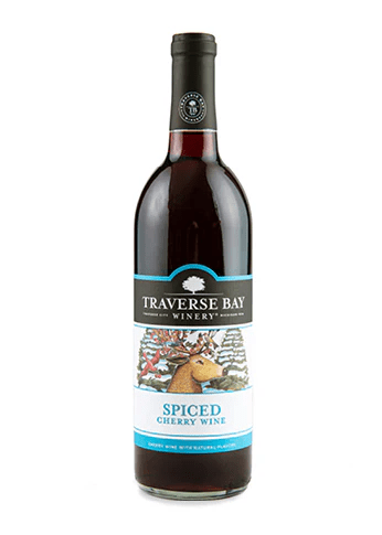 TRAVERSE BAY WINERY SPICED CHERRY WINE 750 ML - Wine barrel Plus