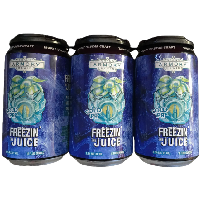 GRAND ARMORY COLD IPA FREEZIN JUICE 6PK 12OZ CAN - Wine barrel Plus