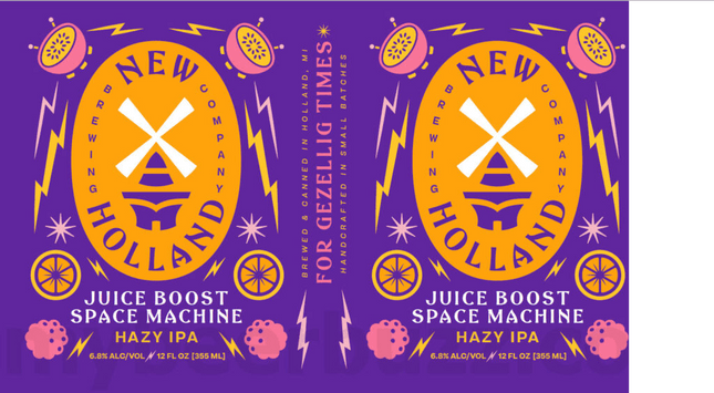 NEW HOLLAND JUICE BOOST SPACE MACHINE 6PK 12OZ CAN - Wine barrel Plus