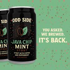 ODD SIDE JAVA CHIP MINT STOUT 6PK 12OZ CAN - Wine barrel Plus