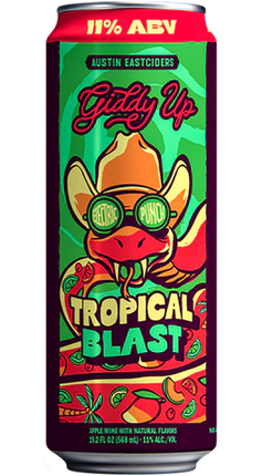 AUSTIN EASTCIDERS GIDDY UP TROPICAL BLAST 1PK 19.2 OZ CAN - Wine barrel Plus