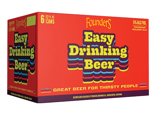 FOUNDERS EASY DRINKING BEER 6PK 12OZ CAN - Wine barrel Plus