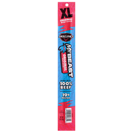 Jack Link's Mr Beast Original Beef Stick 3 oz - Wine barrel Plus