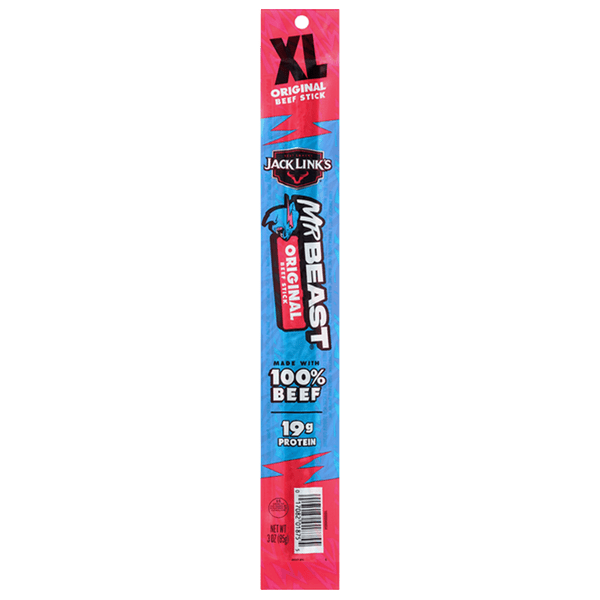 Jack Link's Mr Beast Original Beef Stick 3 oz - Wine barrel Plus