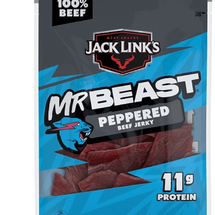 Jack Link’s Mr. Beast Peppered Mini Beef Sticks – 1.25oz Each - Wine barrel Plus