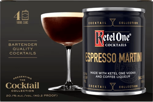KETEL ONE ESPRESSO MARTINI COCKTAIL 4PK 100ML 40.2 PROOF - Wine barrel Plus