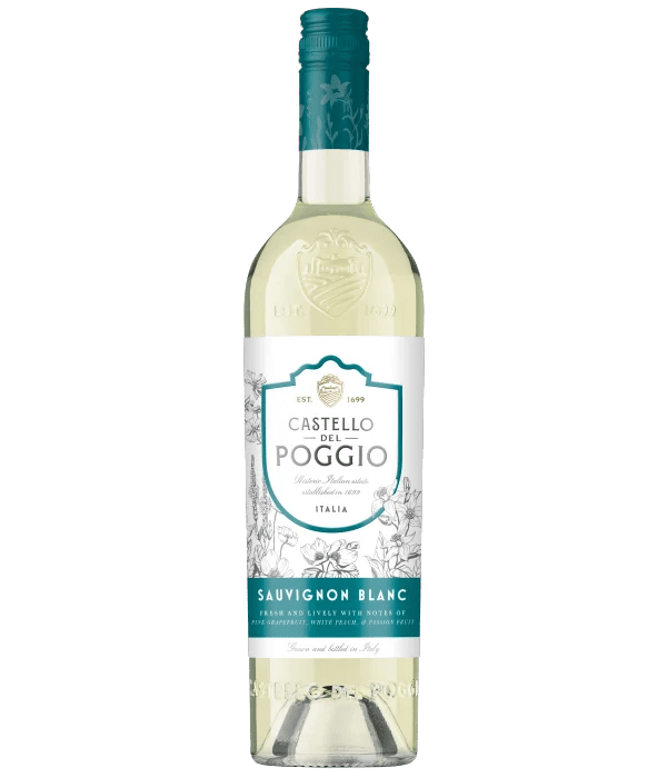 CASTELLO DEL POGGIO SAUVIGON BLANC 750ML - Wine barrel Plus