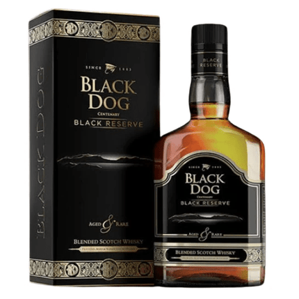 BLACK DOG BLACK RESERVE 85.6 Proof 750 ml - Wine barrel Plus