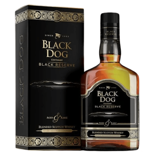 BLACK DOG BLACK RESERVE 85.6 Proof 750 ml - Wine barrel Plus