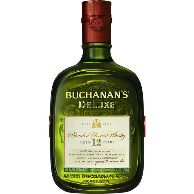 BUCHANAN'S DELUXE - 12 YR 80 Proof 750 ml - Wine barrel Plus