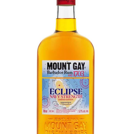 MOUNT GAY ECLIPSE NVY STRENGHT 750ML - Wine barrel Plus