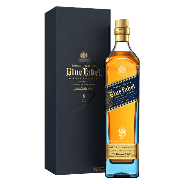 JOHNNIE WALKER BLUE LABEL 80 Proof 750 ml - Wine barrel Plus