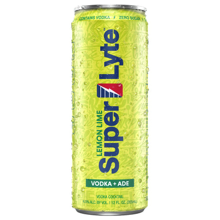 SUPER LYTE LEMON LIME VODKA 1PK 355ML CAN