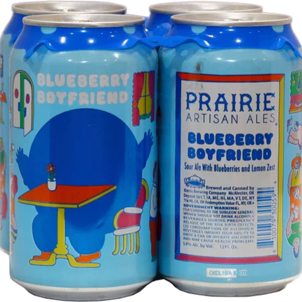 PRAIRE BLUEBERRY BOYFRIEND 4PK 12OZ CAN