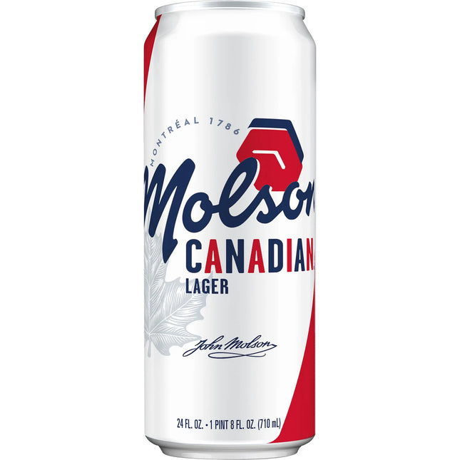 MOLSON CANADIAN 1PK 24OZ CAN