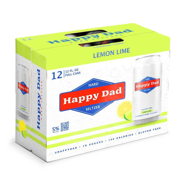 HAPPY DAD LEMON LIME HARD SELTZER 12PK