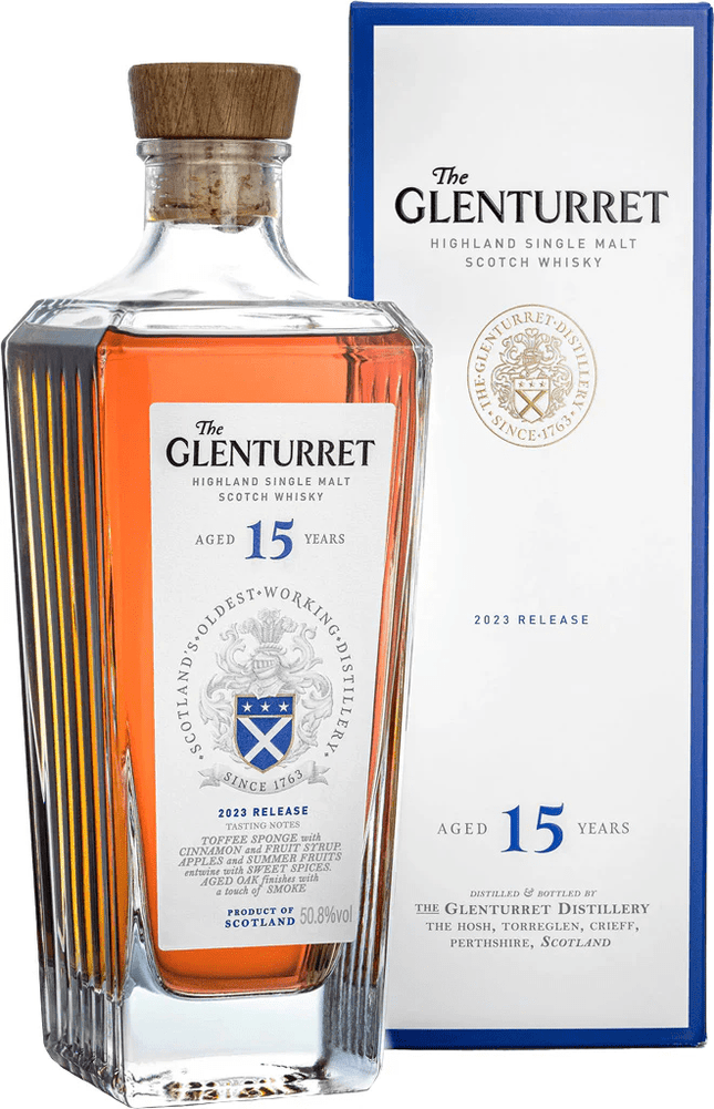 GLENTURRET 23 RELEASE 15YR 750ML 101.60 PROOF - Wine barrel Plus