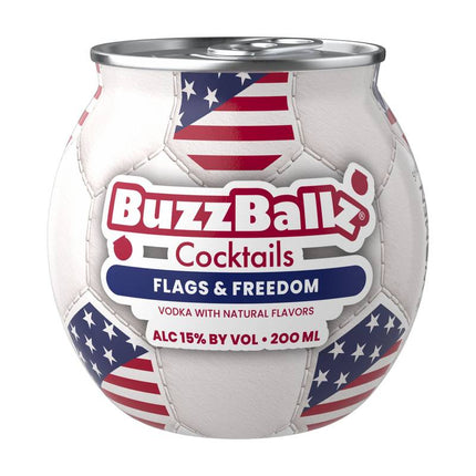 BUZZBALLZ CHILLERS FLAGS & FREEDOM 187ML 30 PROOF