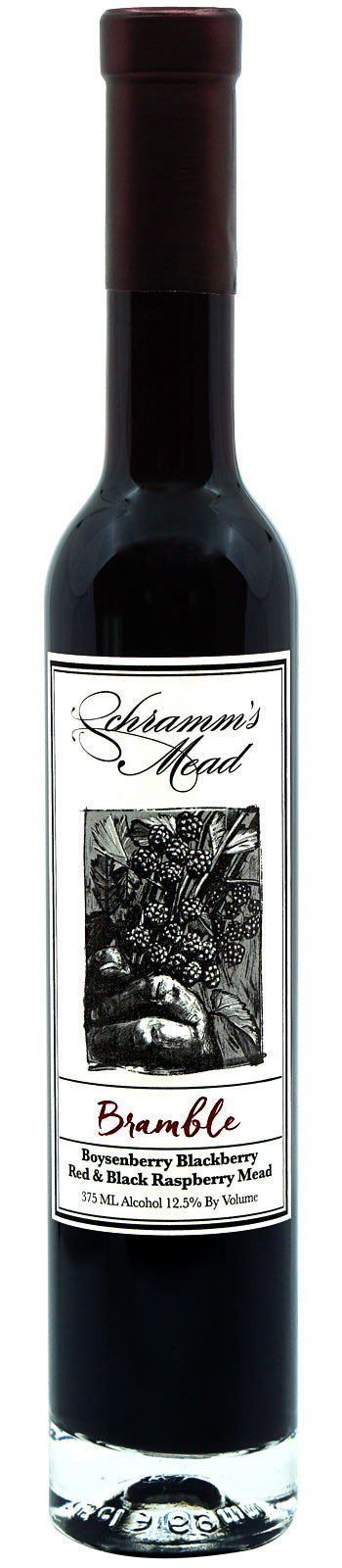 Bottle of Zehren's Mead with a label on a white background