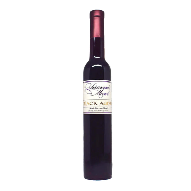 Bottle of Zehamann's Mead Black Aged on a white background