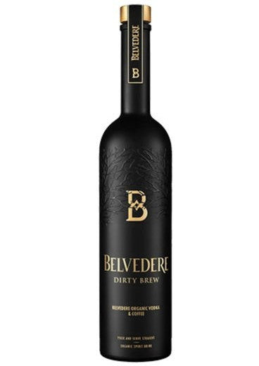 BELVEDERE DIRTY BREW ORGANIC COFFE VODKA 750ML 60 PROOF