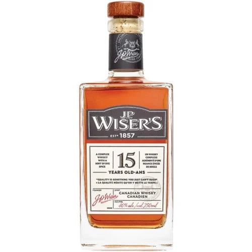 J.P. WISER'S-15 YR 80 Proof 750 ml