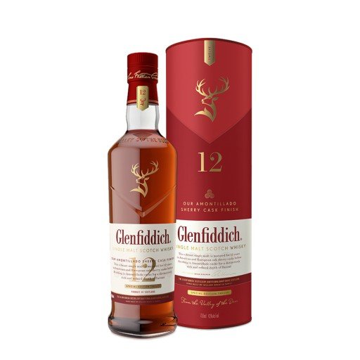GLENFIDDICH 12YR SHERRY CASK 750ml - Wine barrel Plus