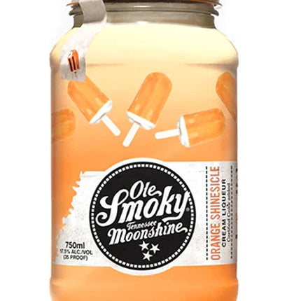 OLE SMOKEY ORANFE SHINESICLE 750ML 35 PROOF