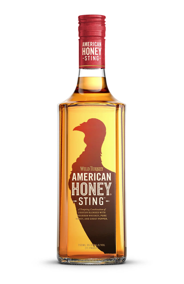 WILD TURKEY AMER HONEY STING 71 Proof 750 ml