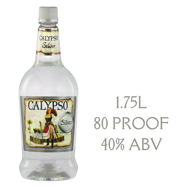 CALYPSO SILVER RUM PL 80 Proof 1750 ml