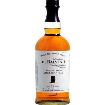 BALVENIE AMERICAN OAK - 12 YR 86 Proof 750 ml - Wine barrel Plus