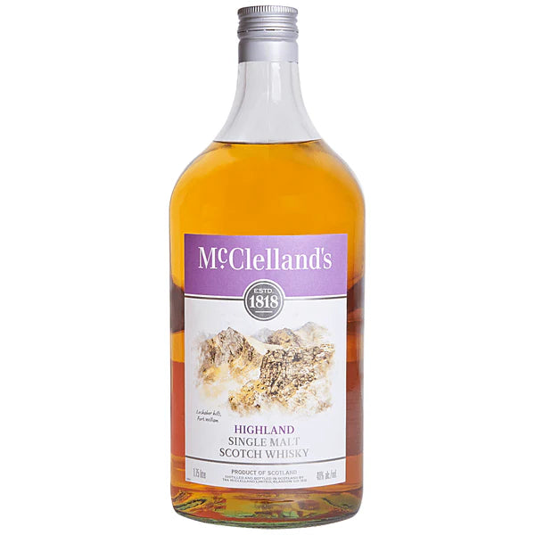 MCCLELLANDS HIGHLAND SCOTCH 80 Proof 1750 ml