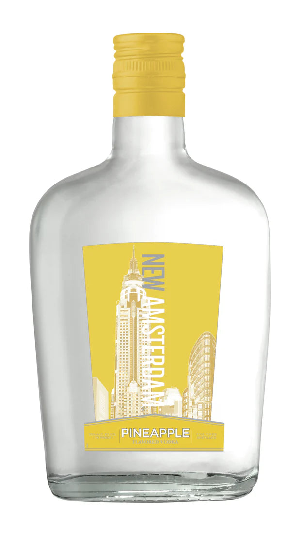 NEW AMSTERDAM PINEAPPLE 70 Proof 375 ml